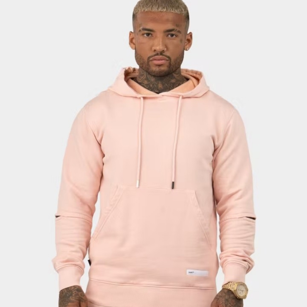 Saint morta pink minimal hoodie size M